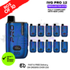 Shop Blue Raspberry ICE IVG Pro 12 Box Of 10 Vape Kits - UK Vape World
