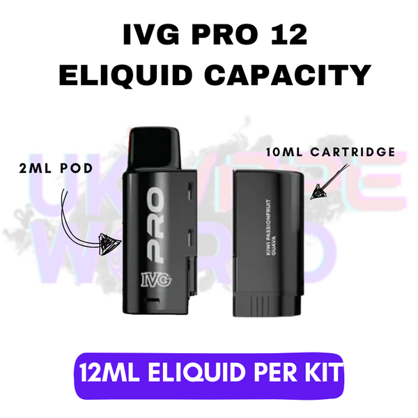 IVG Pro 12 Refil Capacity - UK Vape World