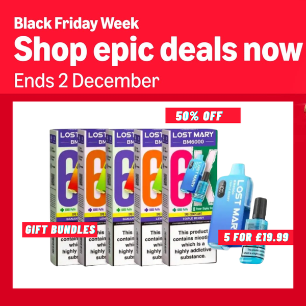 Lost Mary BM6000 Vape Kit Box Of 5 (BLACK FRIDAY OFFER)