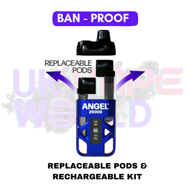 Demonstration of How to Use Angel Bar 20K Prefilled Pod Kit - UK Vape World