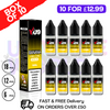 Banana VU9 E-Liquid Juice 10ml Nic Eliquid - 10 x 10ML BUNDLE - UK Vape World