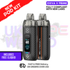 Black Leather Oxva V Prime Pod Vape Kit + FREE NIC SALT