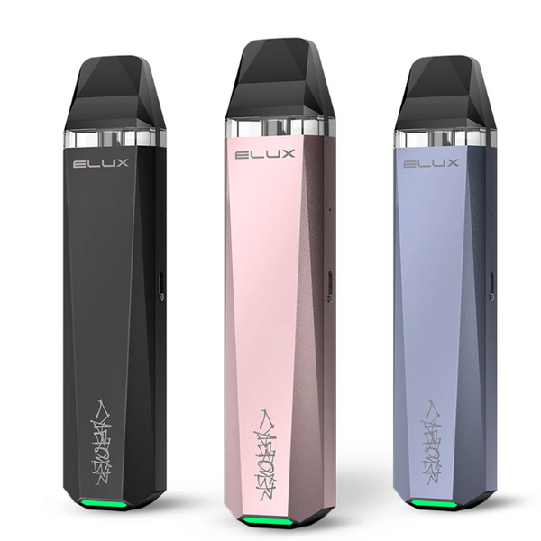Grey Elux CyberOver P1 Refillable Kit + Free Nic Salt