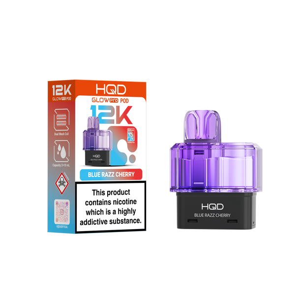 HQD Glow Pro 12k Replacement Pods - £5.49 Only