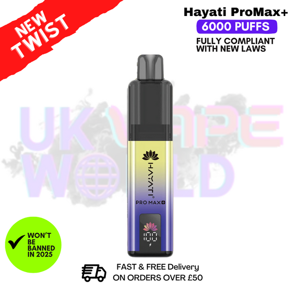 Hayati Pro Max 6K Prefilled Pod Kit - Any 3 For £21