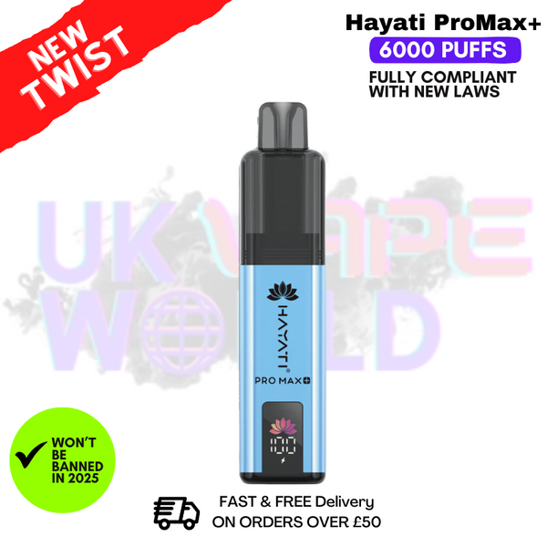 Hayati Pro Max 6K Prefilled Pod Kit - Any 3 For £21