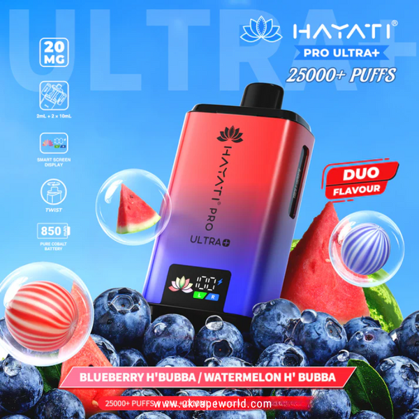 Box Of 5 - Hayati 25K Puff Pro Ultra Prefilled Kit - ONLY £42.99