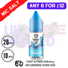 Shop Blueberry ICE Crystal Clear Bar Nic 10ML Nicotine Salt eLiquid - UK Vape World