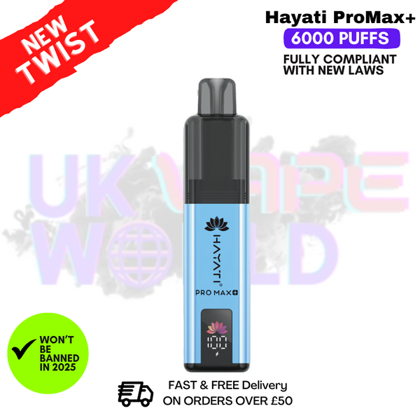 Hayati Pro Max 6K Prefilled Pod Kit - Any 3 For £21