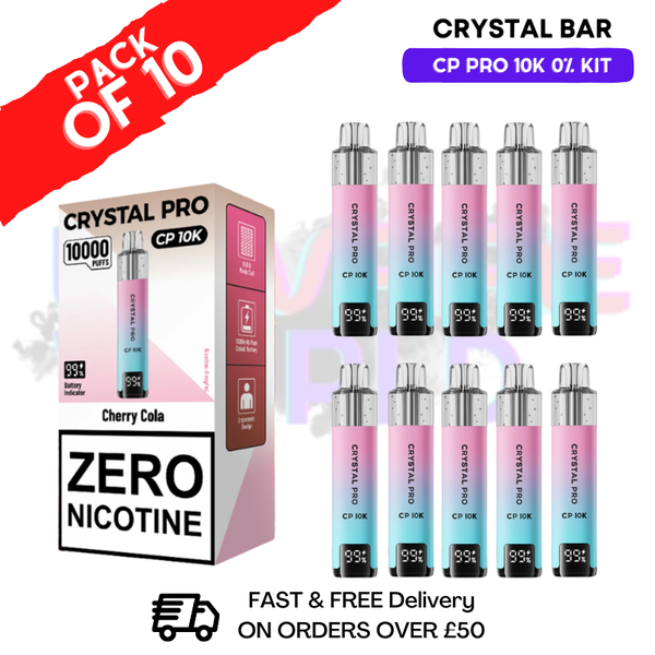 Cherry Cola CP Pro 10K ZERO Nic Kits Box Of 10