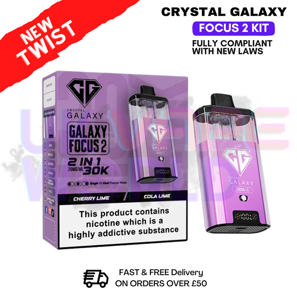 shop Cherry Lime Crystal Galaxy 30K Focus 2 Puff Kit - ukvapeworld