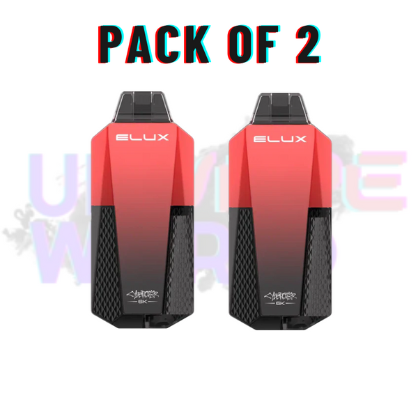 Cherry Sour Raspberry Elux CyberOver 6000 Puff 6K Kit
