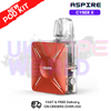 Shop Coral Orange&nbsp;Aspire Cyber X Pod Kit + Free Nicsalt - ukvapeworld