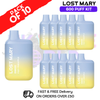 Fizzy Pineapple Lost Mary 600 Puff Bars Pack Of 10
