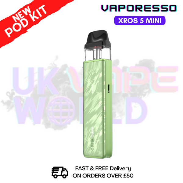 shop Flowing Green Vaporesso Xros 5 Mini Refillable Pod Vape Kit - ukvapeworld