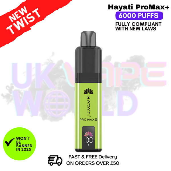 Shop Fresh Mint Hayati Pro Max Plus 6000Puff Kit - UK Vape World