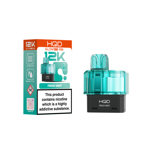 HQD Glow Pro 12k Replacement Pods - £5.49 Only