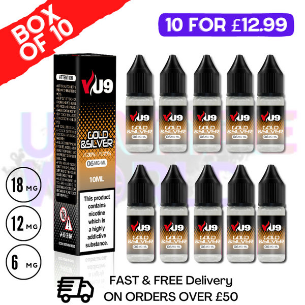 GnS VU9 E-Liquid Juice 10ml Nic Eliquid - 10 x 10ML
