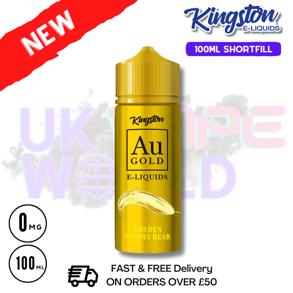 Golden Gummy Bear AU Gold Kingston 100ML Eliquid - £9.99