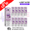 Shop Grape Berries Guava Lost Vape Nic Salt Box Of 10 - £17.99 - UK Vape World