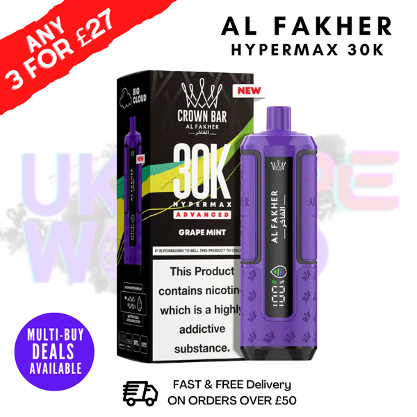 Gum Mint Al Fakher 30K HyperMax Pod Kit - ukvapeworld