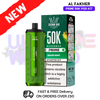 Shop Grape Mint Al Fakher 50K HyperMax Prefilled Pod Kit - 3 For £30