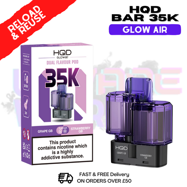 HQD 35K Glow Air Replacement Pods