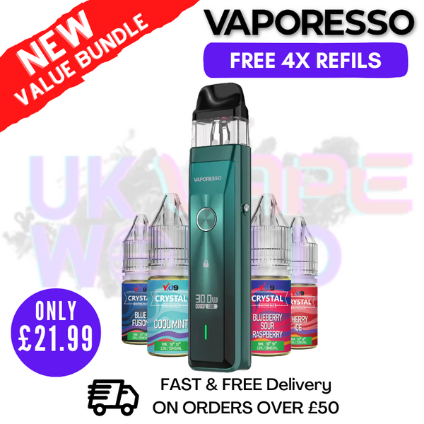 Shop Green Vaporesso Xros Pro Pod Kit | FREE 4X REFILS | £21.99 - UK Vape World