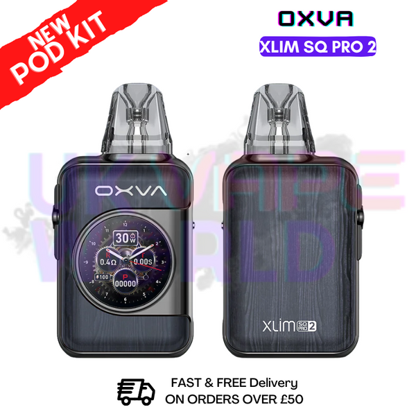 Oxva Xlim SQ Pro 2 Pod Kit + FREE Nic Salt - Only £22.99