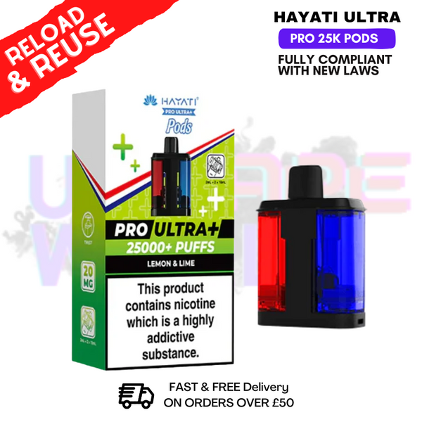 Hayati 25K Replacement Pods Pro Ultra Plus