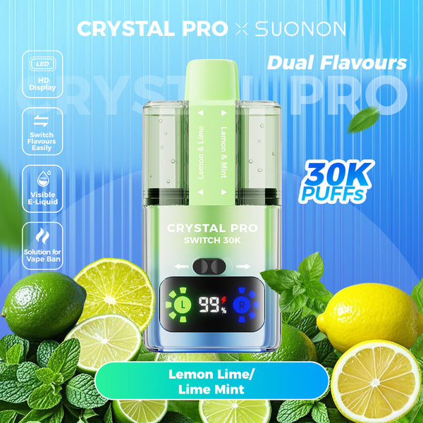 Crystal Pro Switch 30K Puff Prefilled Vape Kit - Starting From £11.00