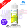 Shop Lemon Lime Hayati Pro Max Shortfill Juice 100ML Eliquid - UK Vape World