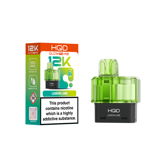 HQD Glow Pro 12k Replacement Pods - £5.49 Only