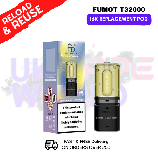 Fumot T32K RandM T32000 REPLACEMENT PODS