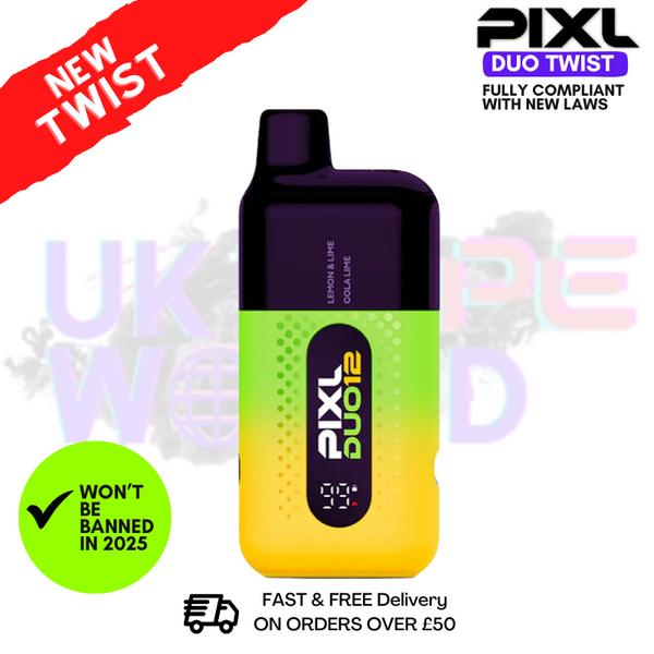 Lime Edition Pixl Duo Twist 6000 6K Puff Kit