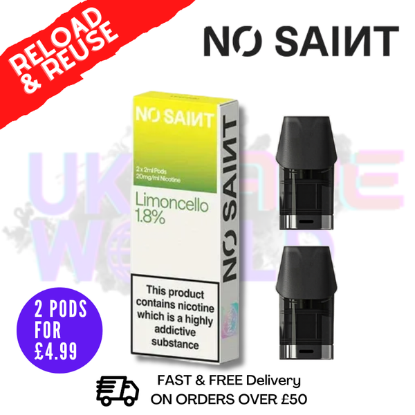No Saint Replacement Pods Two-Pod Pack - £4.99