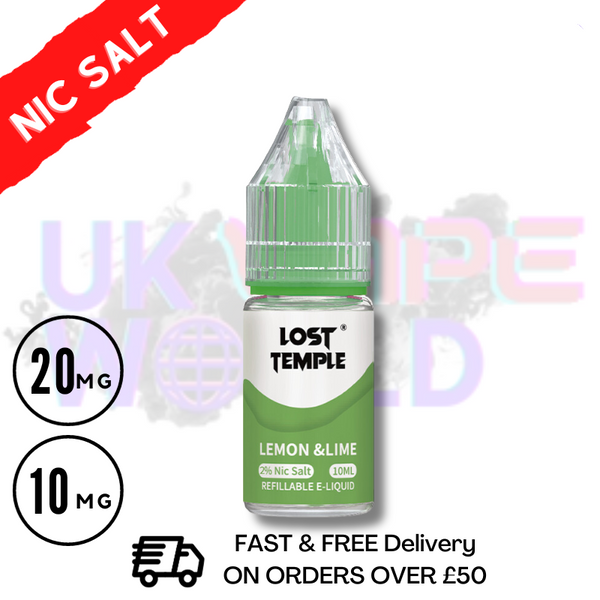 LOST TEMPLE 'Lemon Lime' Nic Salt