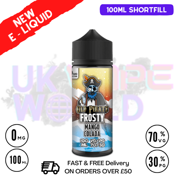 Buy Online Mango Colada Old Pirate Frosty 100ML Eliquid