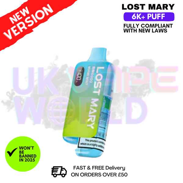 Miami Mint Lost Mary 6K Puff Pod Kit
