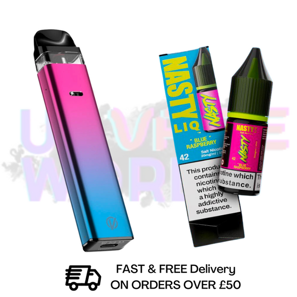 Which Pod Vape Kit is Best For This Nasty Nic SALT? Although Nicotine Salt eliquids can generally be used with any pod vape kit type, the following kit is the best FIT for this eliquid. You could say they are made for each other!Xros 3 Kit by Vaporesso - UK Vape World