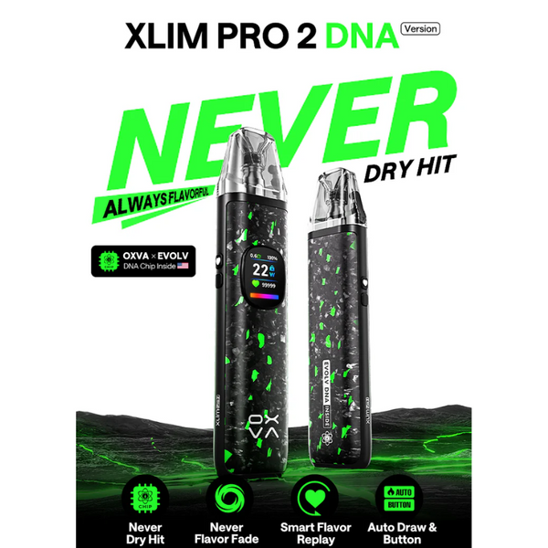 Nebula Gray Oxva Xlim Pro 2 DNA Pod Kit + FREE NIC SALT