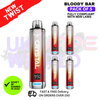 Peach Ice Bloody Bar Crystal 10K Puff Pack Of 5