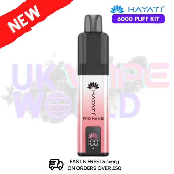 Hayati Pro Max 6K Prefilled Pod Kit - Any 3 For £21