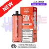 Peach ICE Al Fakher 50K HyperMax Prefilled Pod Kit - 3 For £30