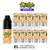 Peach Ice MixLabs Nic Salt BOX OF 10 - £17.99