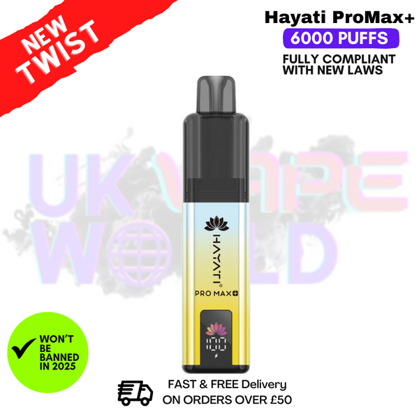 Shop Pineapple ICE Hayati Pro Max Plus 6000Puff Kit - UK Vape World