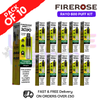 Pineapple peach mango Firerose 600 Puff Vape Kits Box of 10 - ukvapeworld
