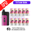 Pink Burst Titan X 50000 Puff Pod Kit Box Of 10 - ukvapeworld