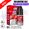 Shop Red Man Nic Salt 10ml Nicotine E Juice by VU9 - 99p Eliquid - UK Vape World