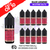 Raspberry Peach Elux Legend Nic Salt BOX OF 10